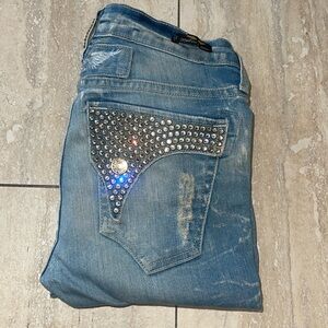 Robins crystal pocket jean